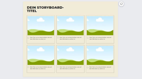 Canva Storyboard Software